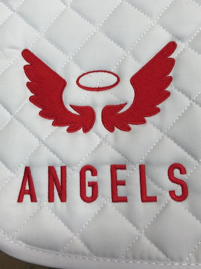 Angels Polo Team - Embroidery - W H Barrs - Maidenhead - Berkshire