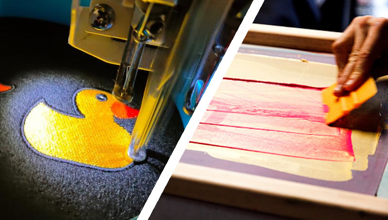 Embroidery V's Printing - W H Barrs - Maidenhead Berkshire